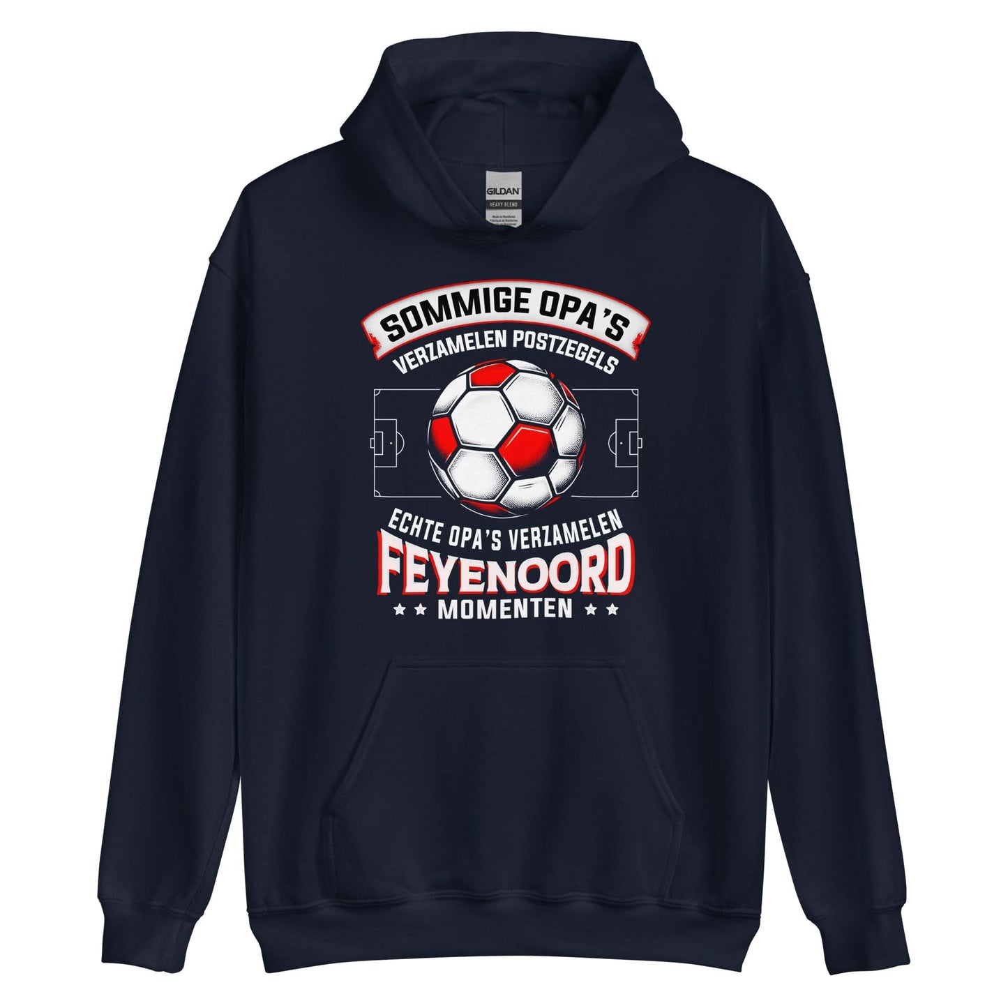 Unisex hoodie (Sommige opa's verzamelen postzegels..)