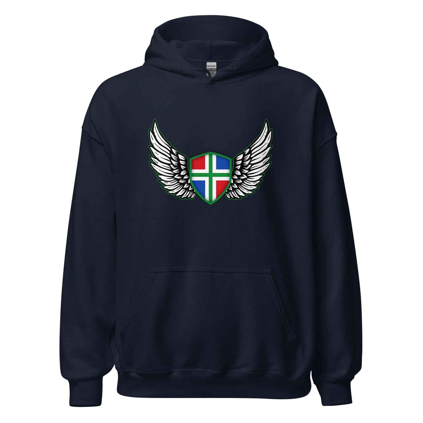 Unisex hoodie (Groningen feather)