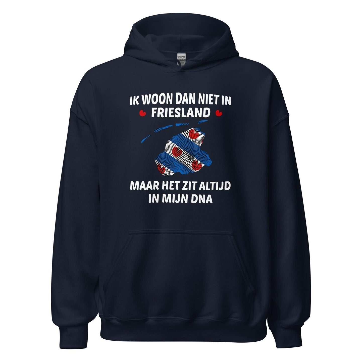 Unisex hoodie (Friesland ALTIJD IN MIJN DNA)