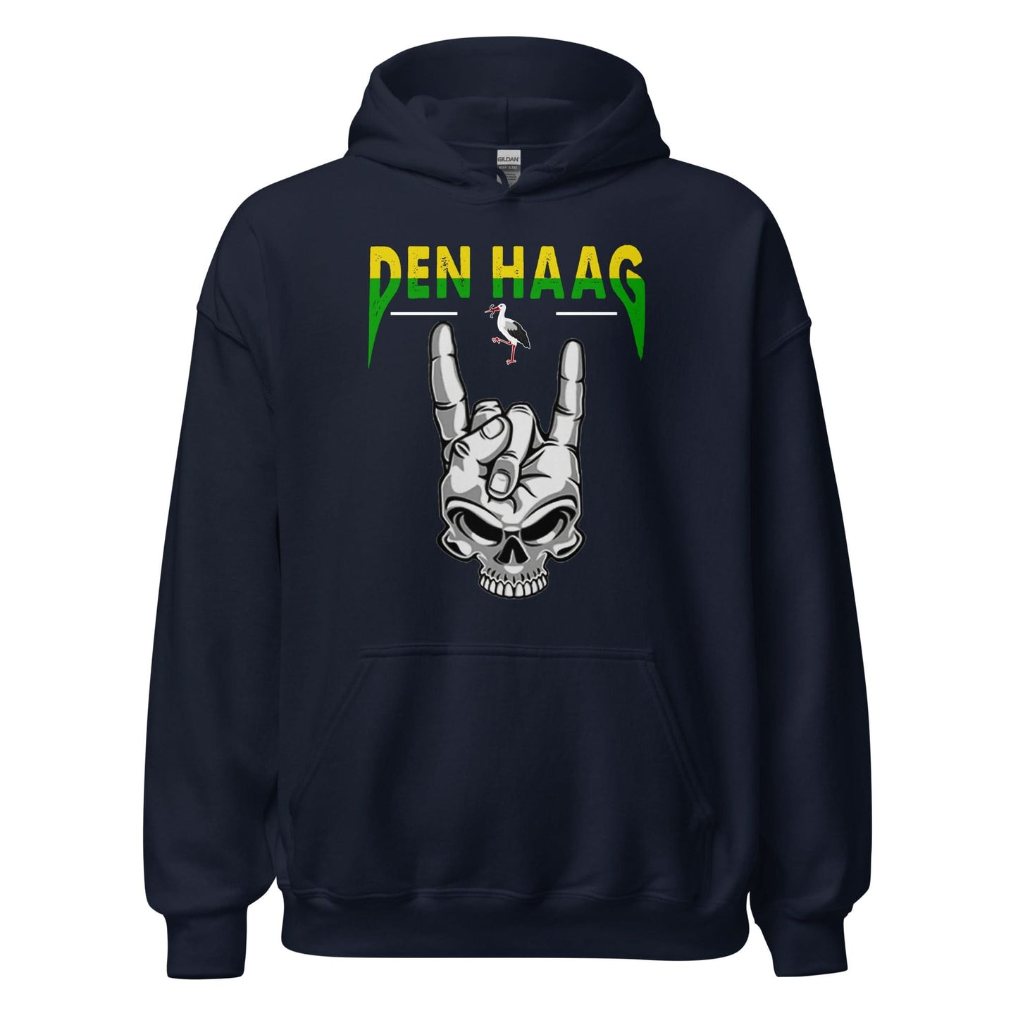 Unisex hoodie (Den Haag Rotsen)