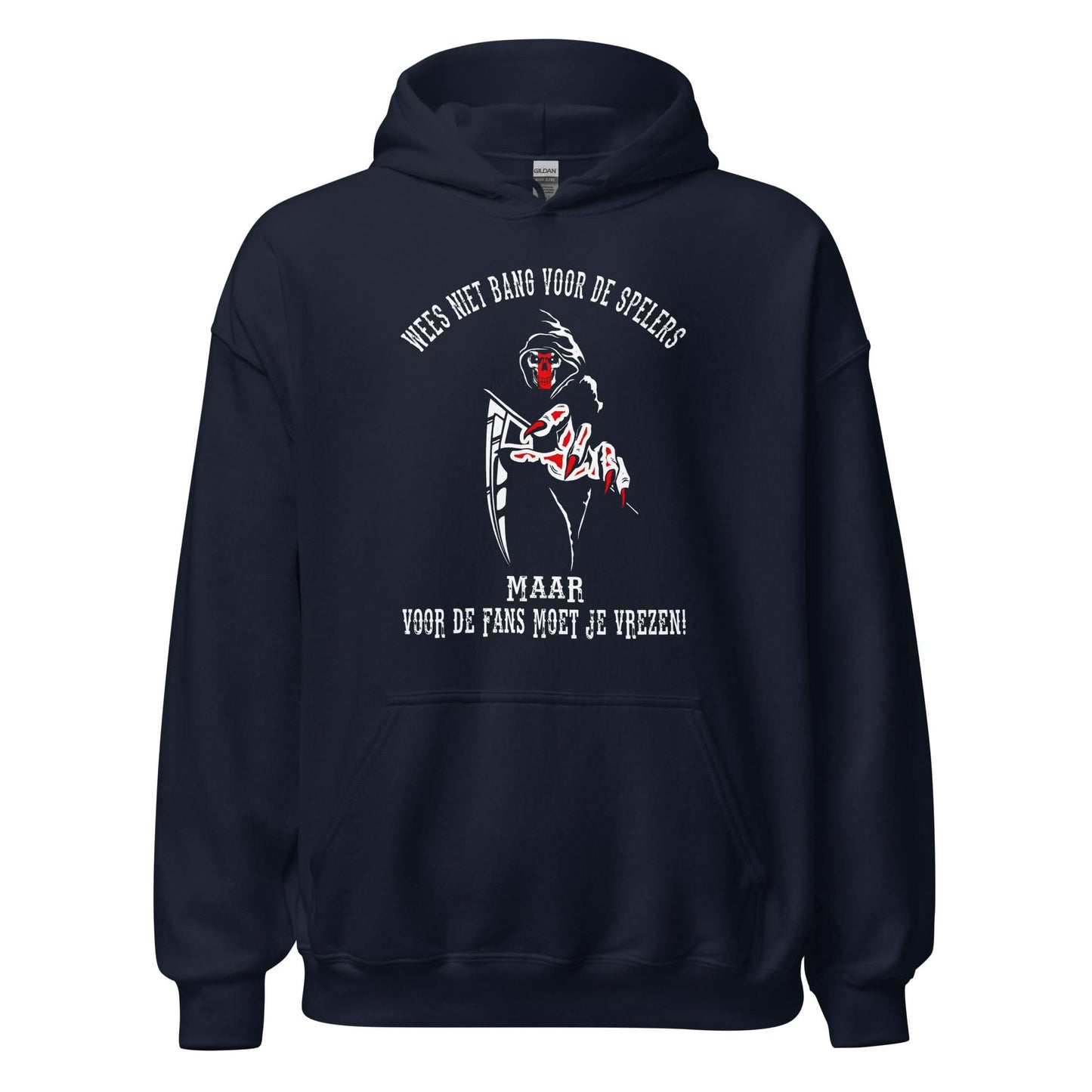 Unisex hoodie (Wees niet bang voor de spelers, maar vrees voor de fans) Ajacied