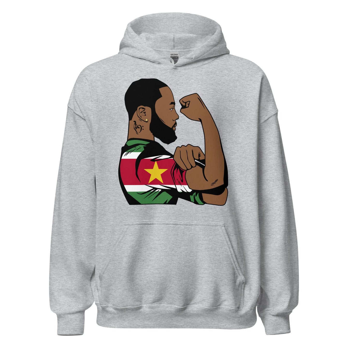 Unisex Hoodie(strongman - Suriname)