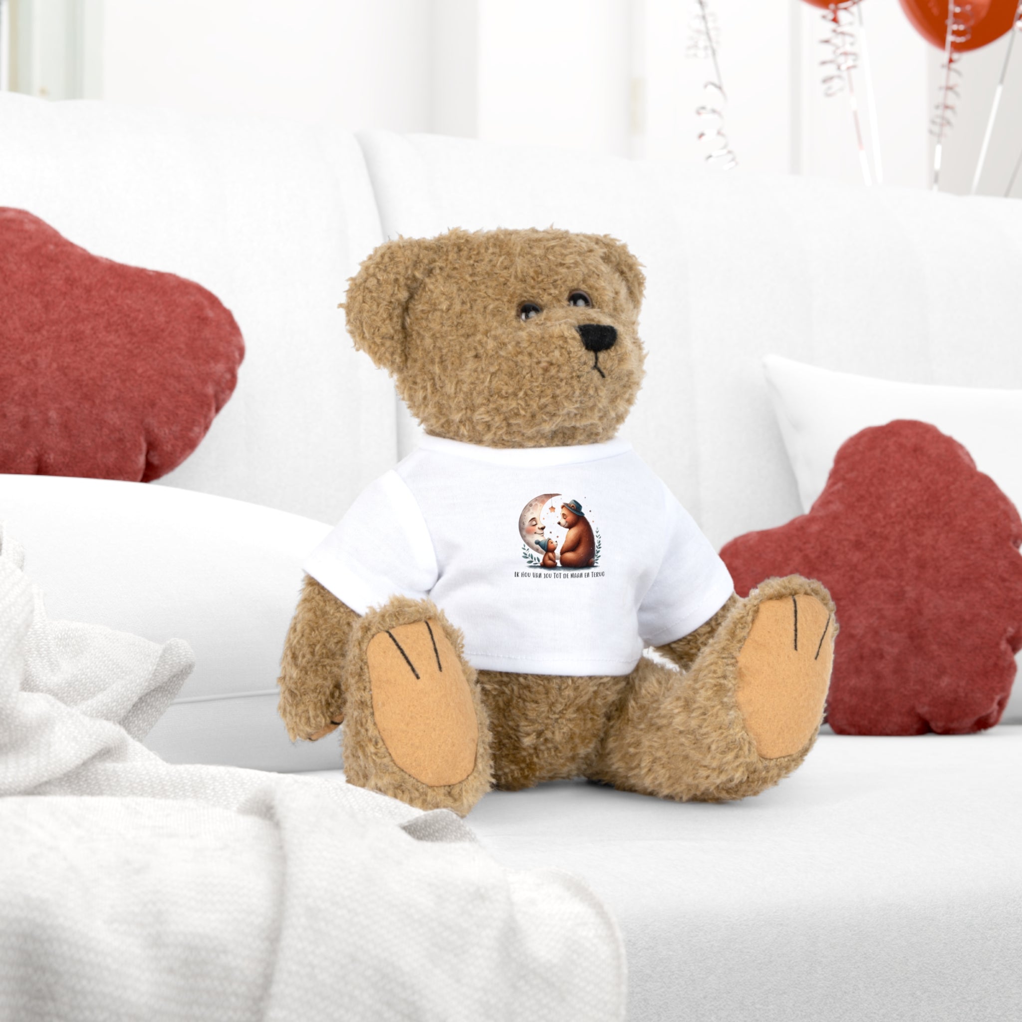 Pluche knuffel (Ik hou van jou tot de maan en terug)