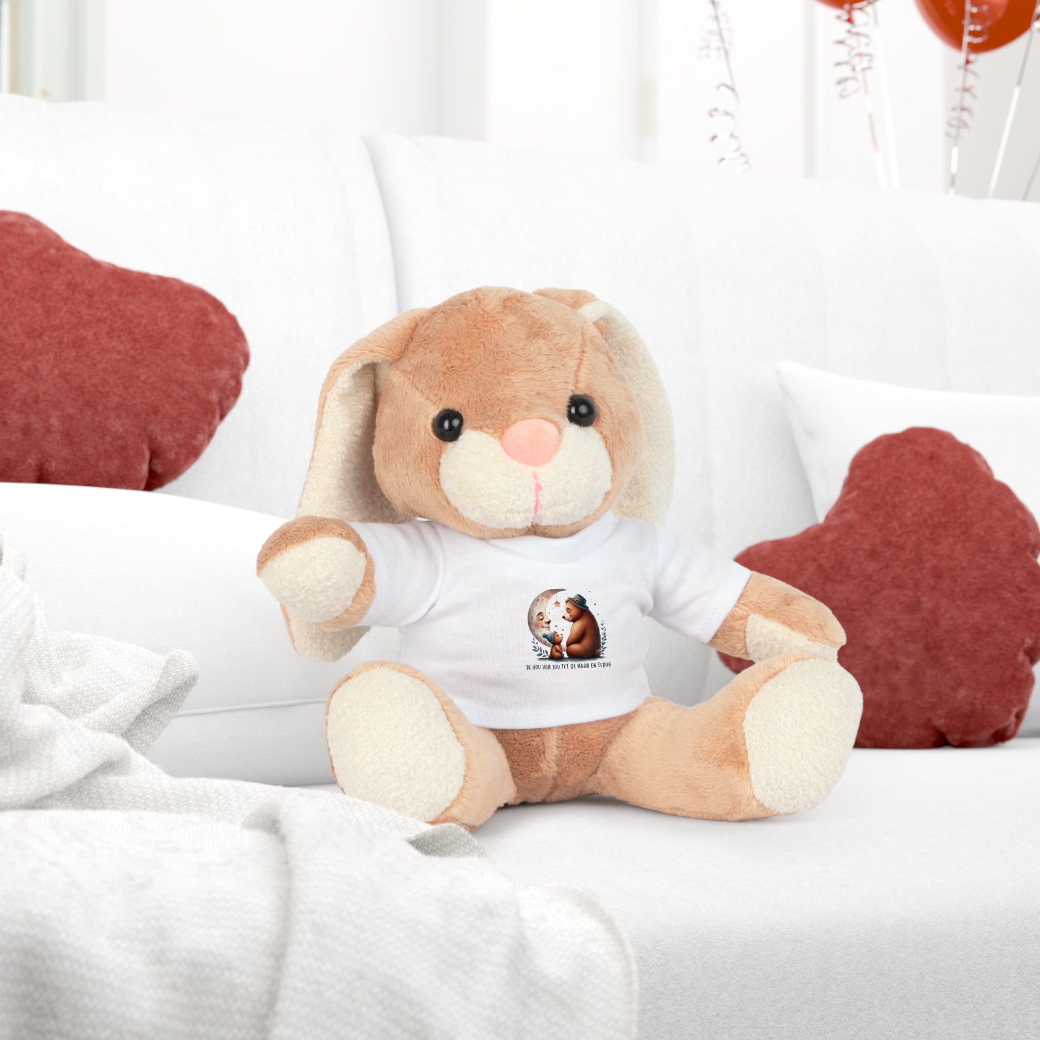Pluche knuffel (Ik hou van jou tot de maan en terug)