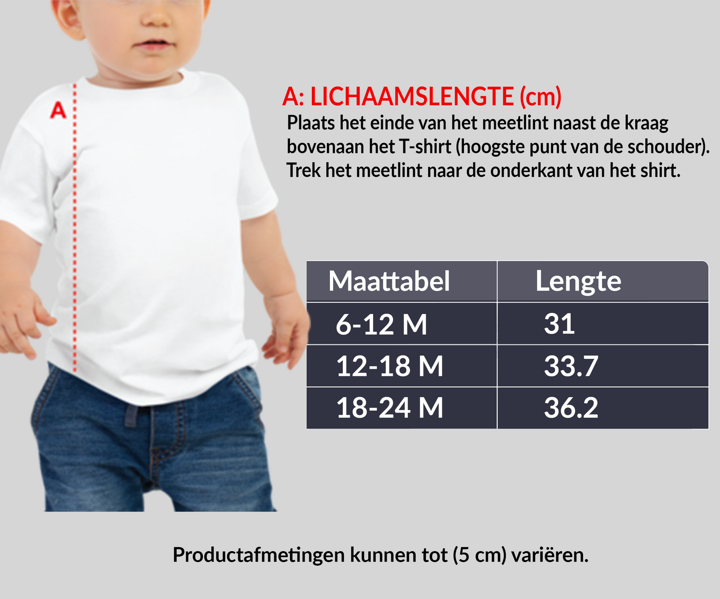 Baby T-shirt (Ik Ben Niet Koppig)