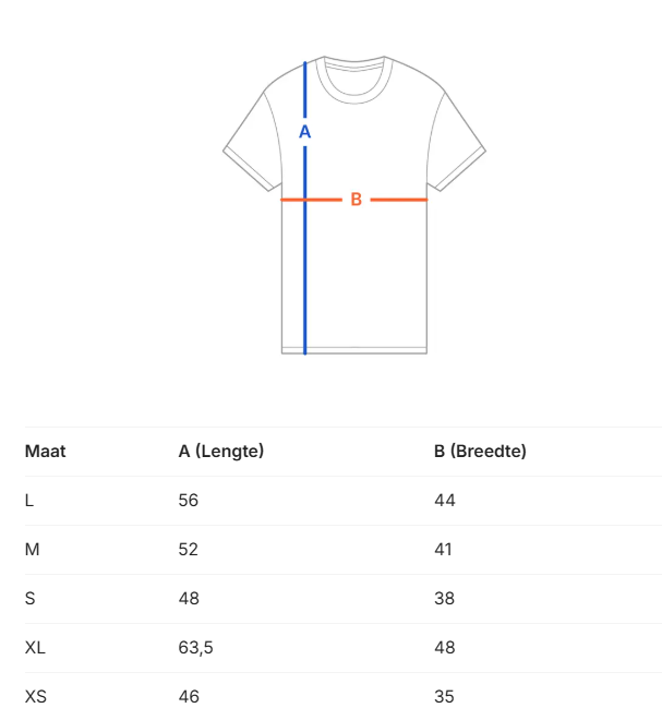 Unisex Kids T-shirt-  Kampioen 37 Size Guide