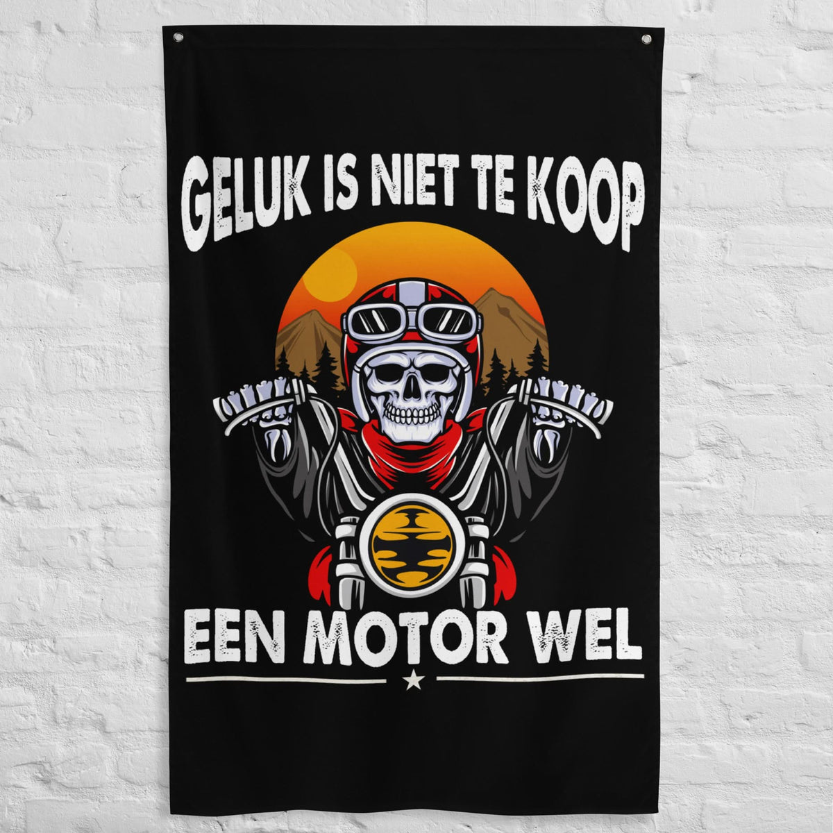 Spandoek (Geluk is niet te koop, een motor wel!)