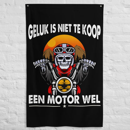 Spandoek (Geluk is niet te koop, een motor wel!)