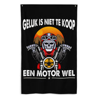 Spandoek (Geluk is niet te koop, een motor wel!)