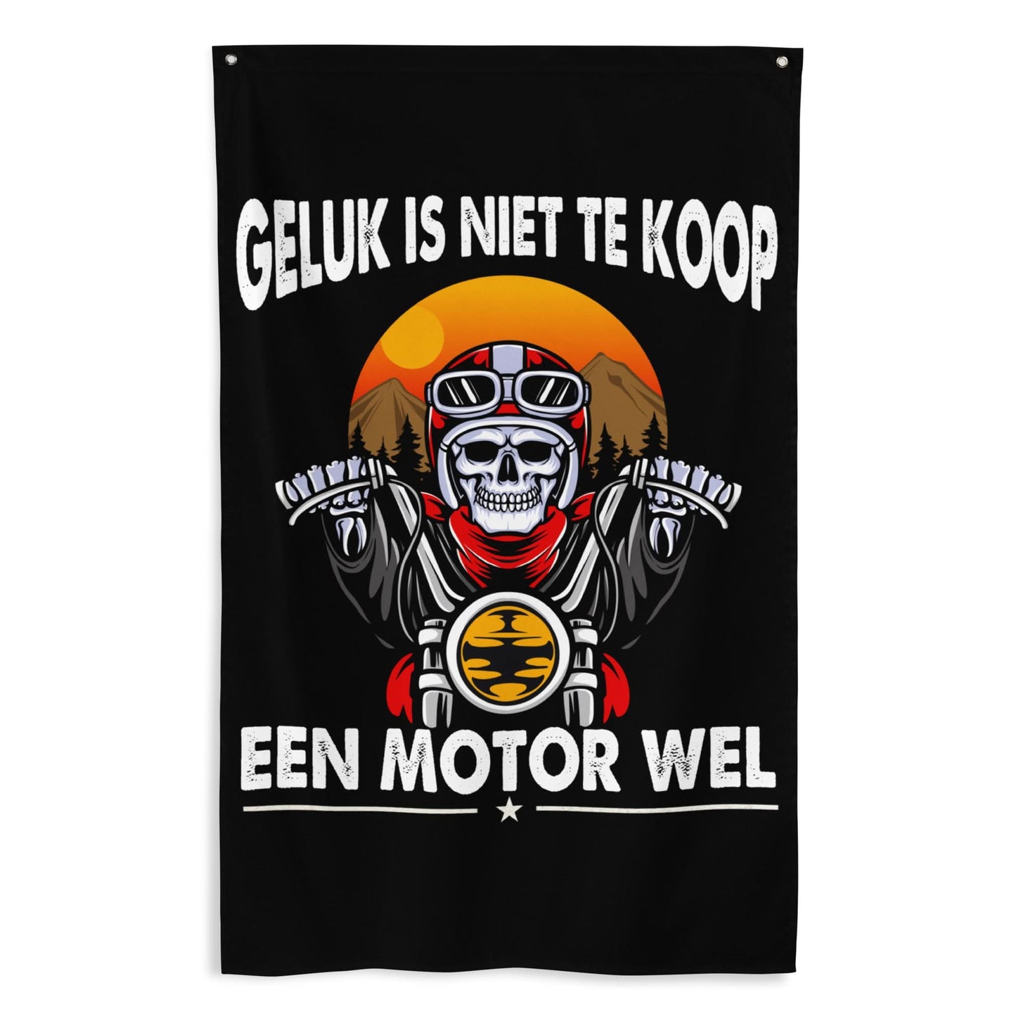 Spandoek (Geluk is niet te koop, een motor wel!)