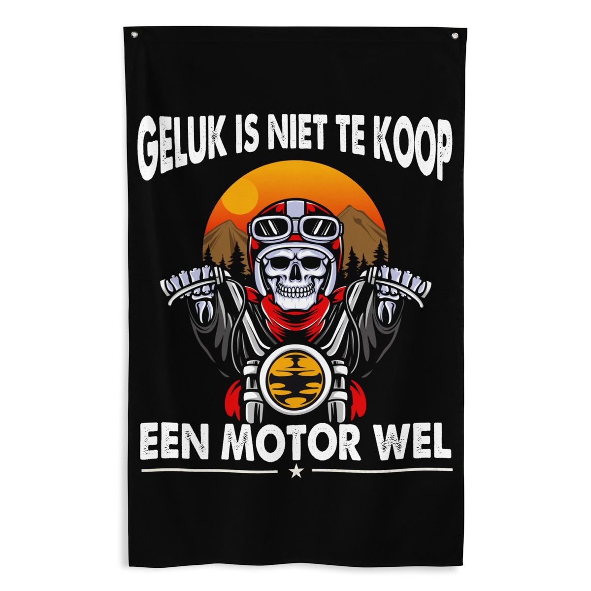 Spandoek (Geluk is niet te koop, een motor wel!)