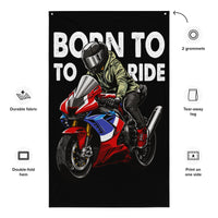 Spandoek (Born to ride) motorrijders