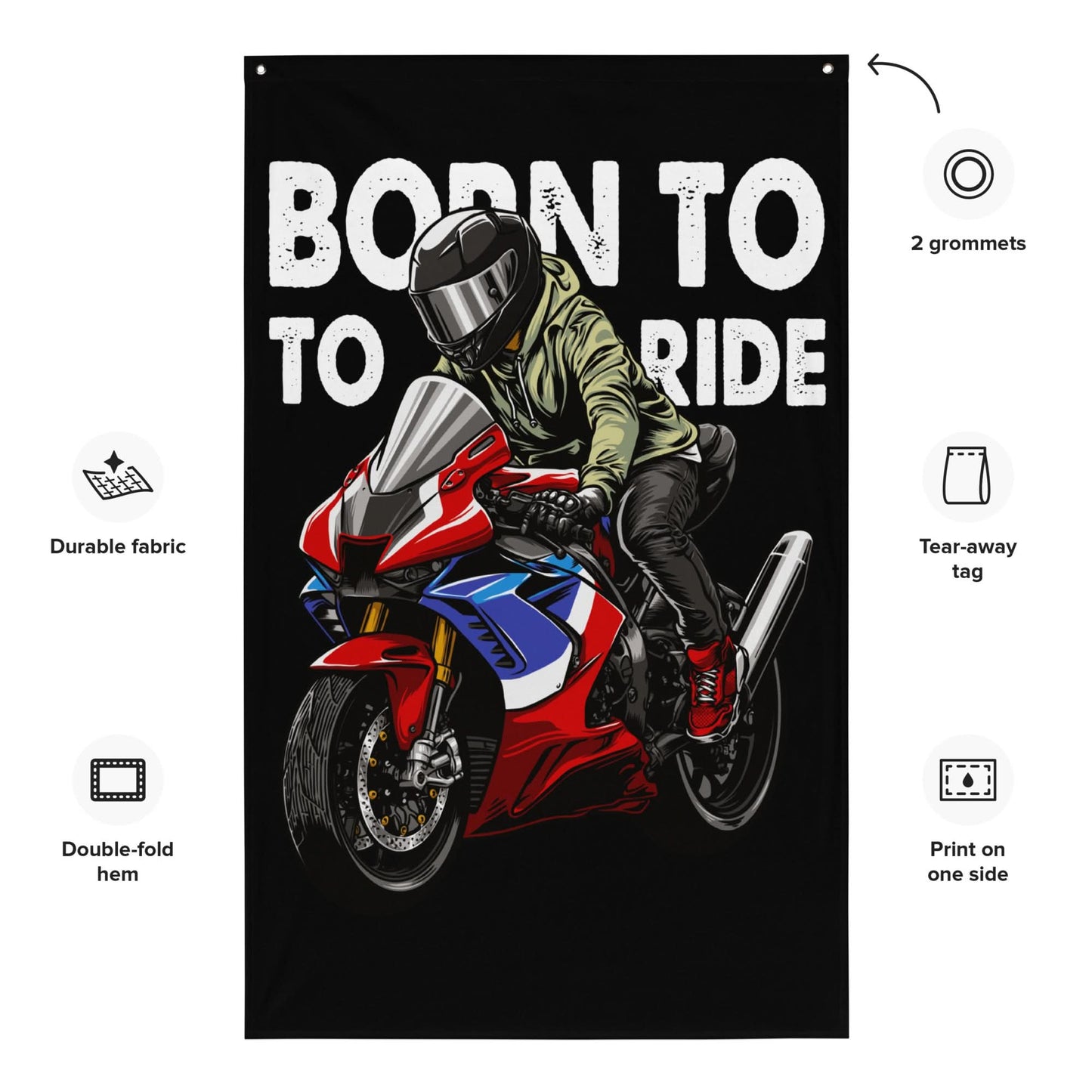 Spandoek (Born toride) motorrijders
