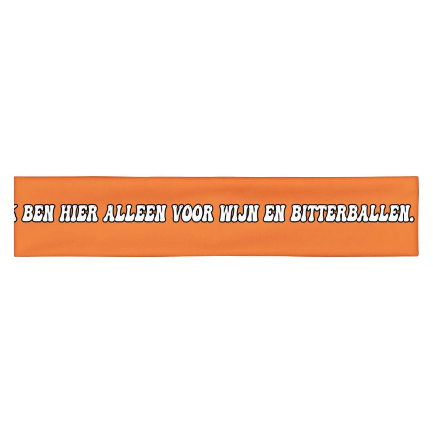 Hoofdband  (Ik ben hier alleen voor wijn en bitterballen)