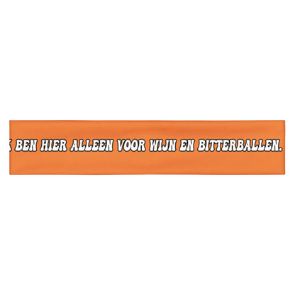 Hoofdband  (Ik ben hier alleen voor wijn en bitterballen)