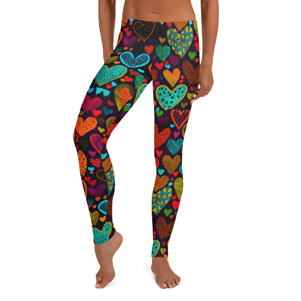 Funky hearts legging