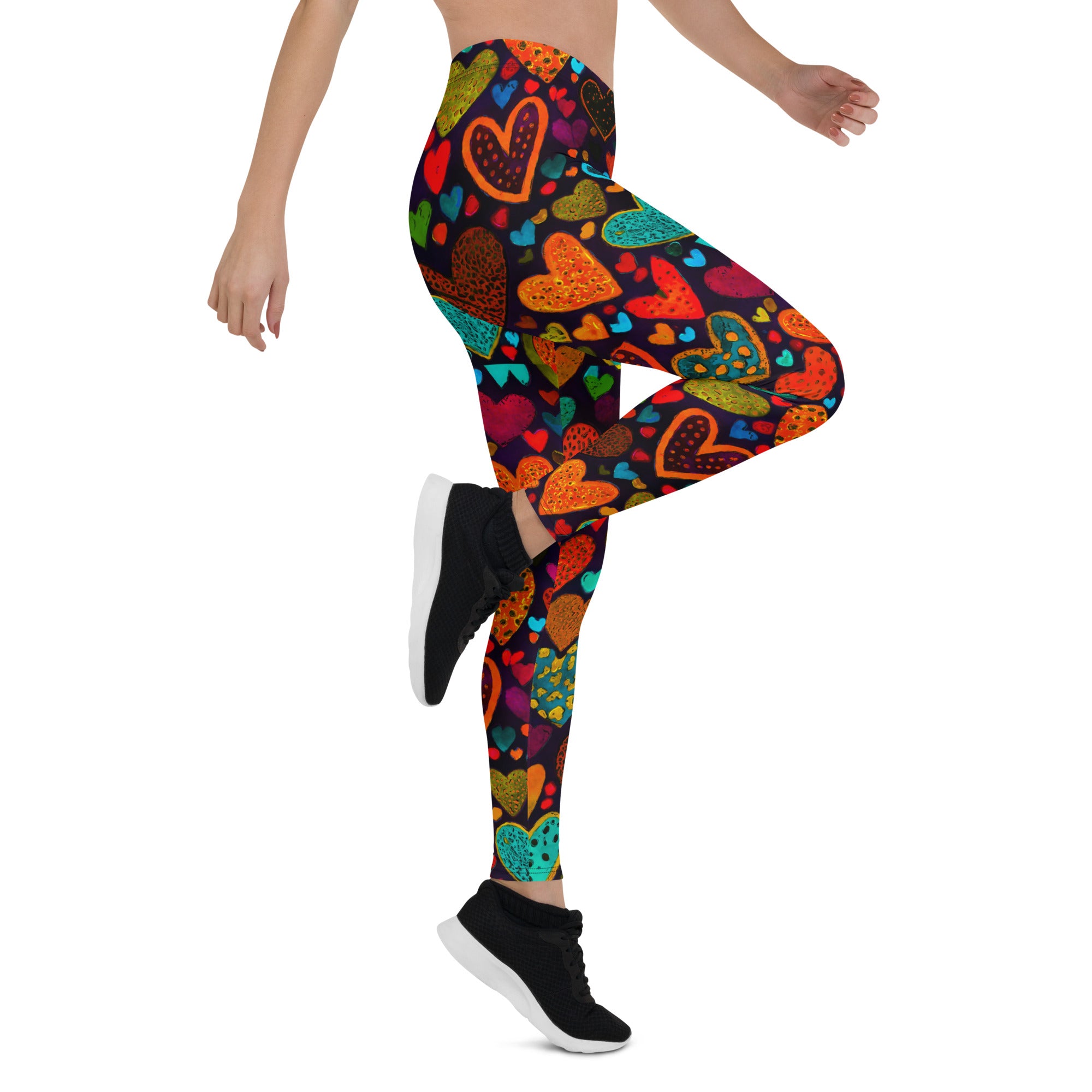 Funky hearts legging