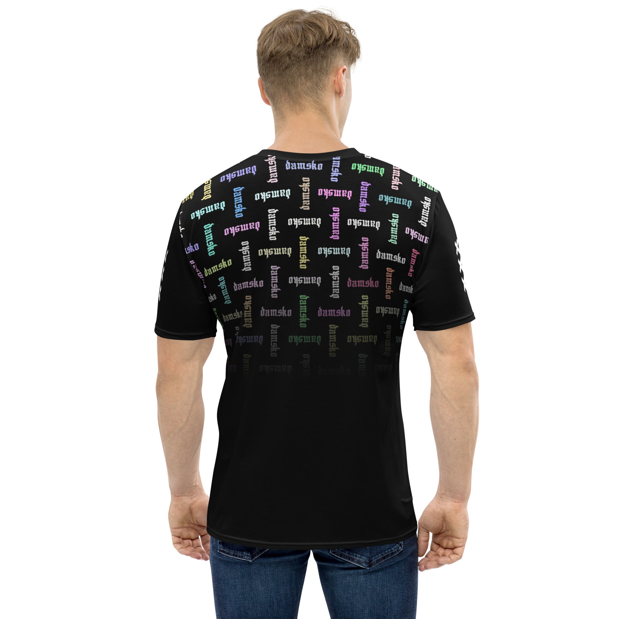 Heren AOP T-shirt (Damsko print)