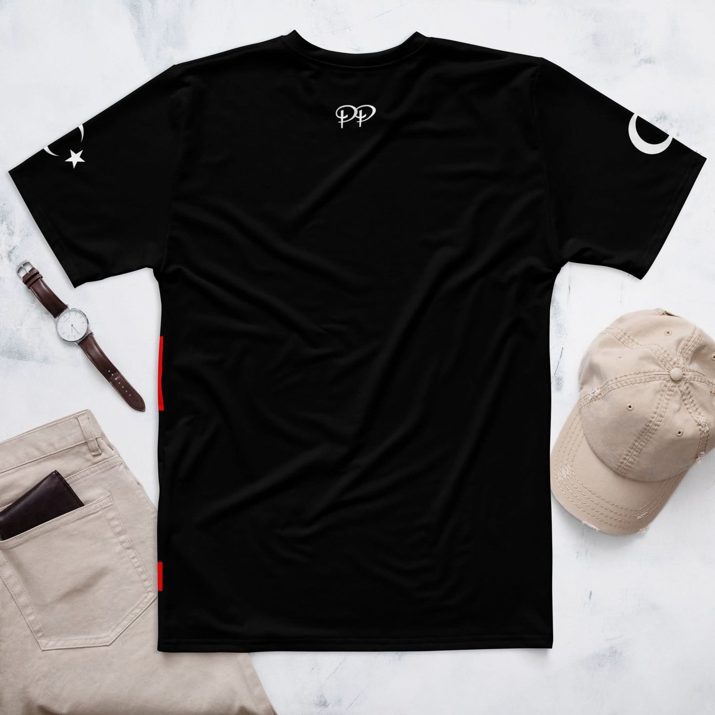 Heren AOP T-shirt (Turks ontwerp)