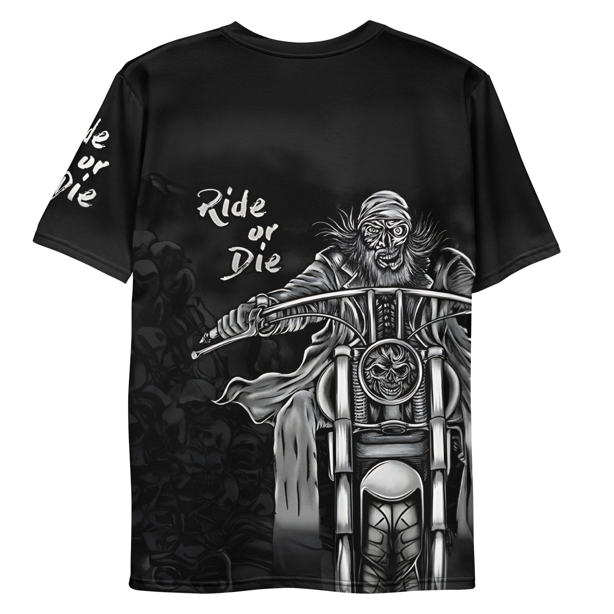 Heren AOP T-shirt (Ride or die)