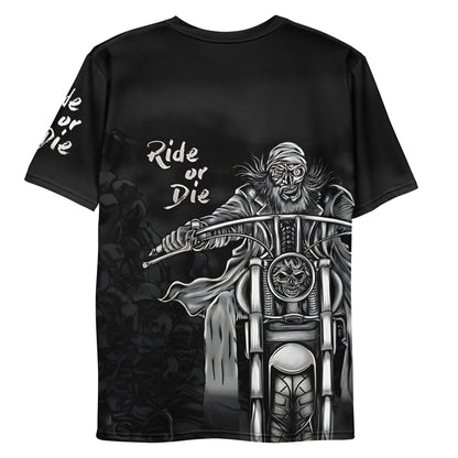 Heren AOP T-shirt (Ride or die)