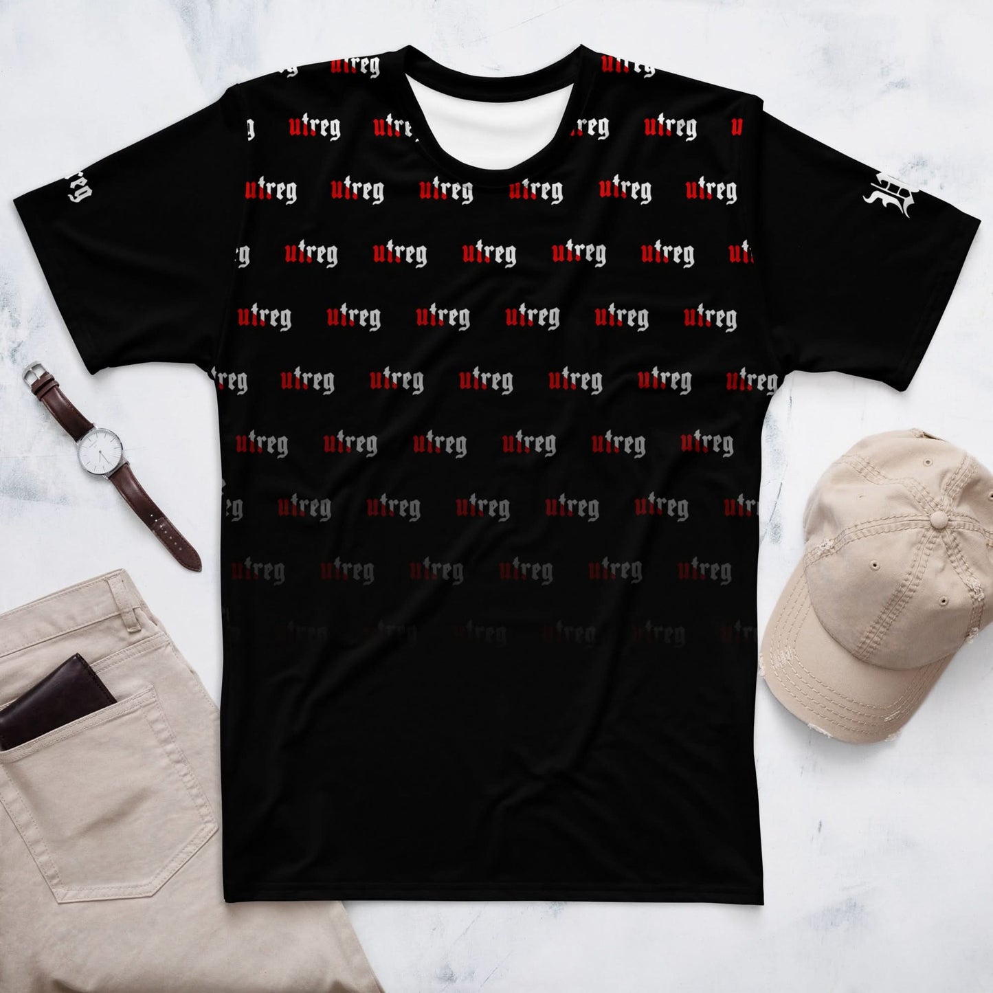 Heren AOP T-shirt Utreg