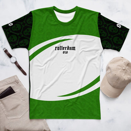 Heren AOP T-shirt Rotterdamse structuur