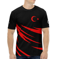 Heren AOP T-shirt (Turks ontwerp)