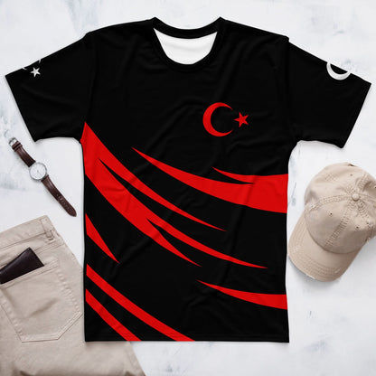 Heren AOP T-shirt (Turks ontwerp)