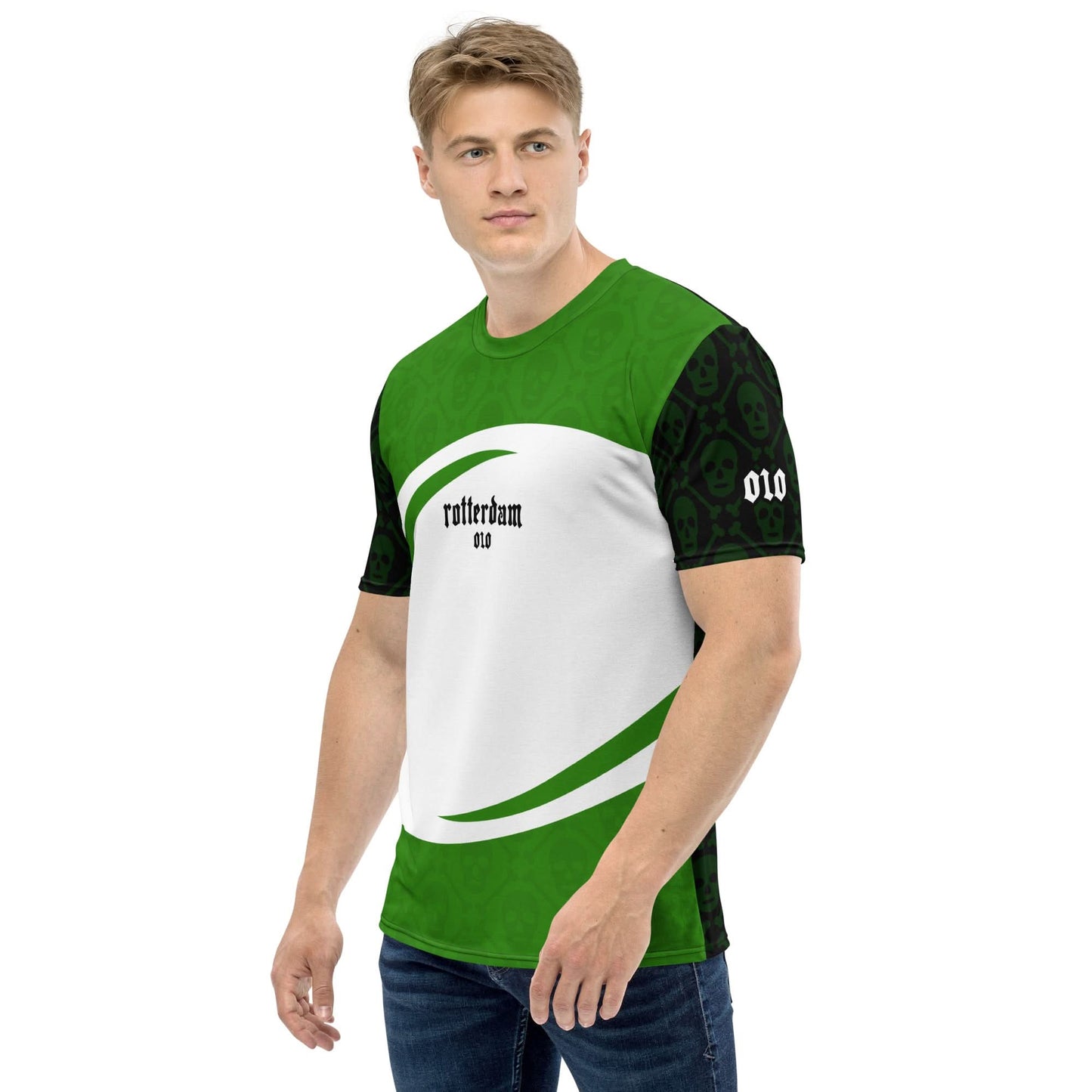Heren AOP T-shirt Rotterdamse structuur