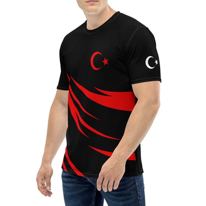 Heren AOP T-shirt (Turks ontwerp)