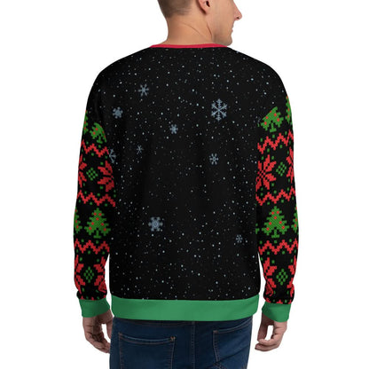 Unisex Kersttrui (Pl*urt op, kus mijn sneeuwballen)
