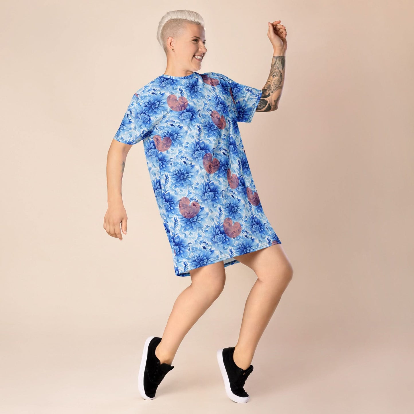 T-shirtjurk met een vleugje Fries