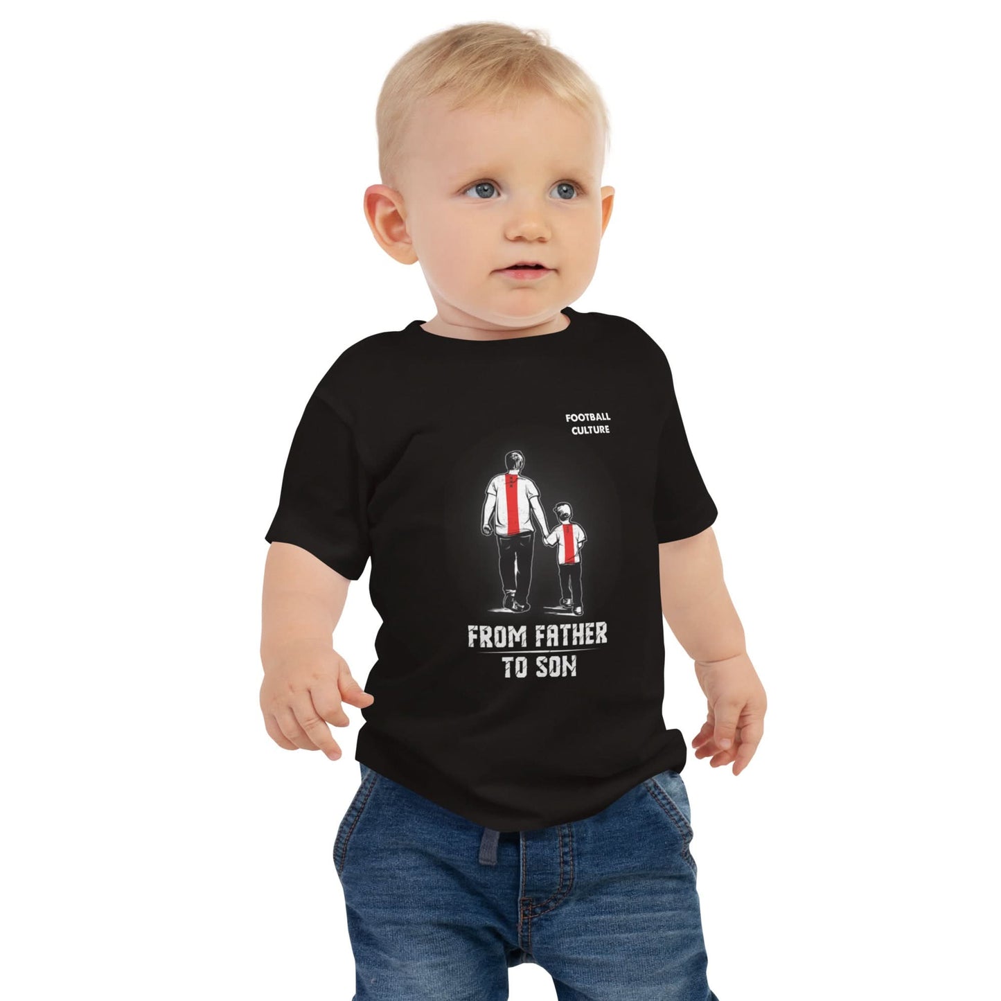 Babyshirt met korte mouwen (Father to son)