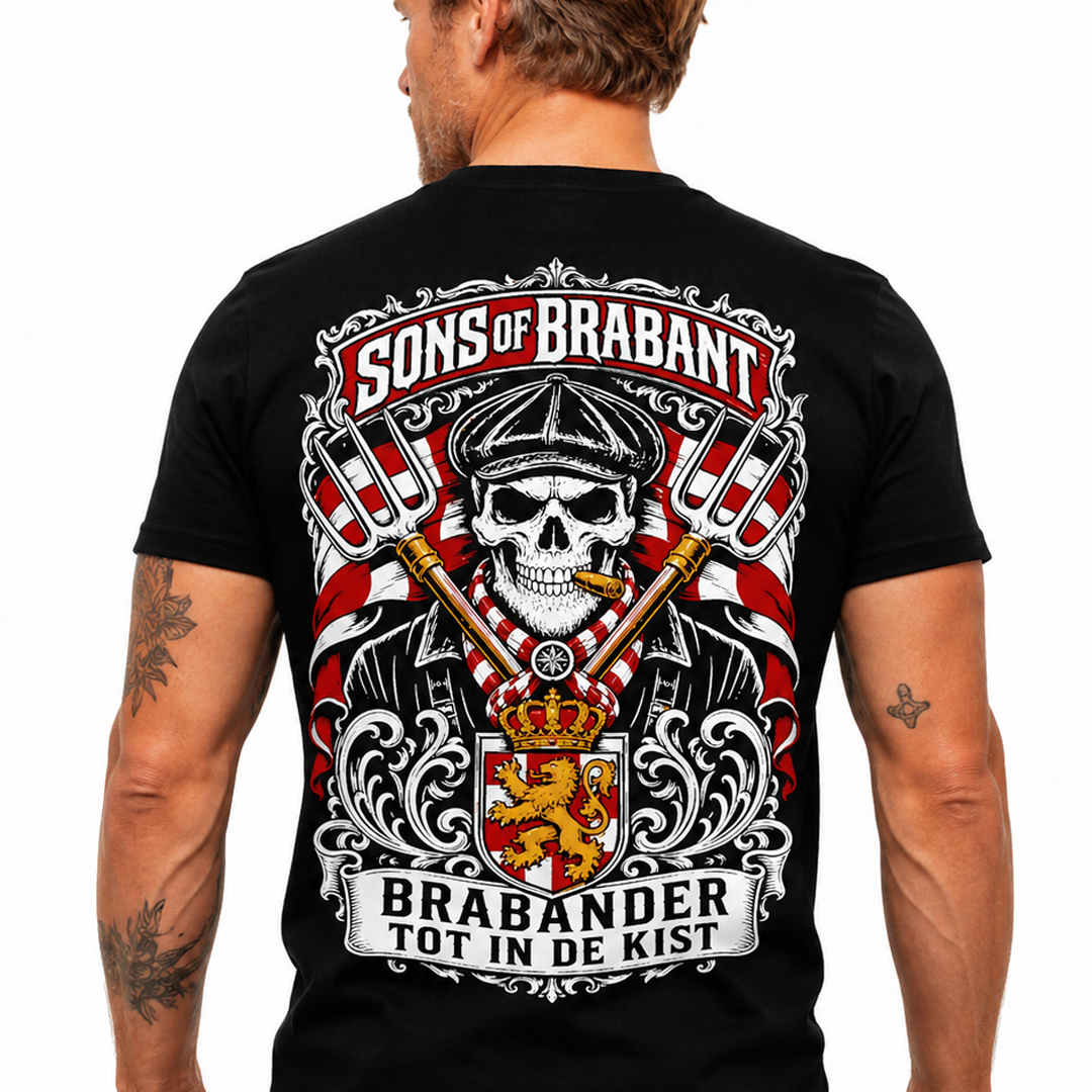 Unisex T-shirt- SONS OF BRABANT-ACHTERKANT