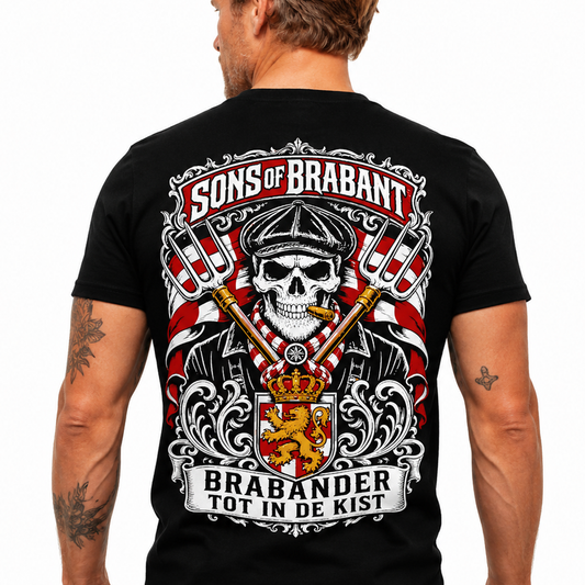 Unisex T-shirt- SONS OF BRABANT-ACHTERKANT
