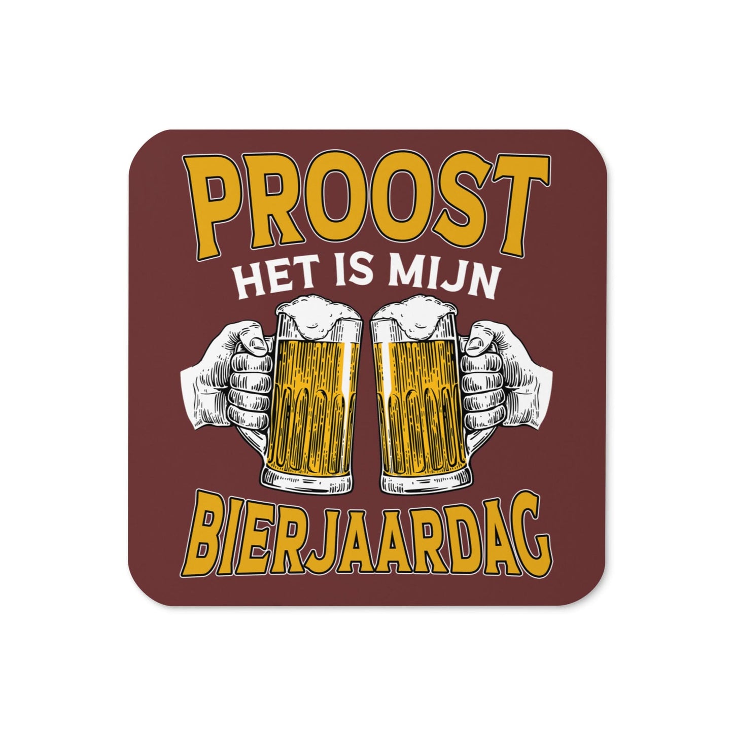 Onderzetter (Proost, het is mijn bierjaardag)
