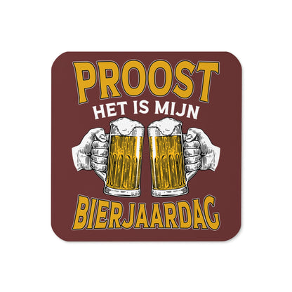 Onderzetter (Proost, het is mijn bierjaardag)
