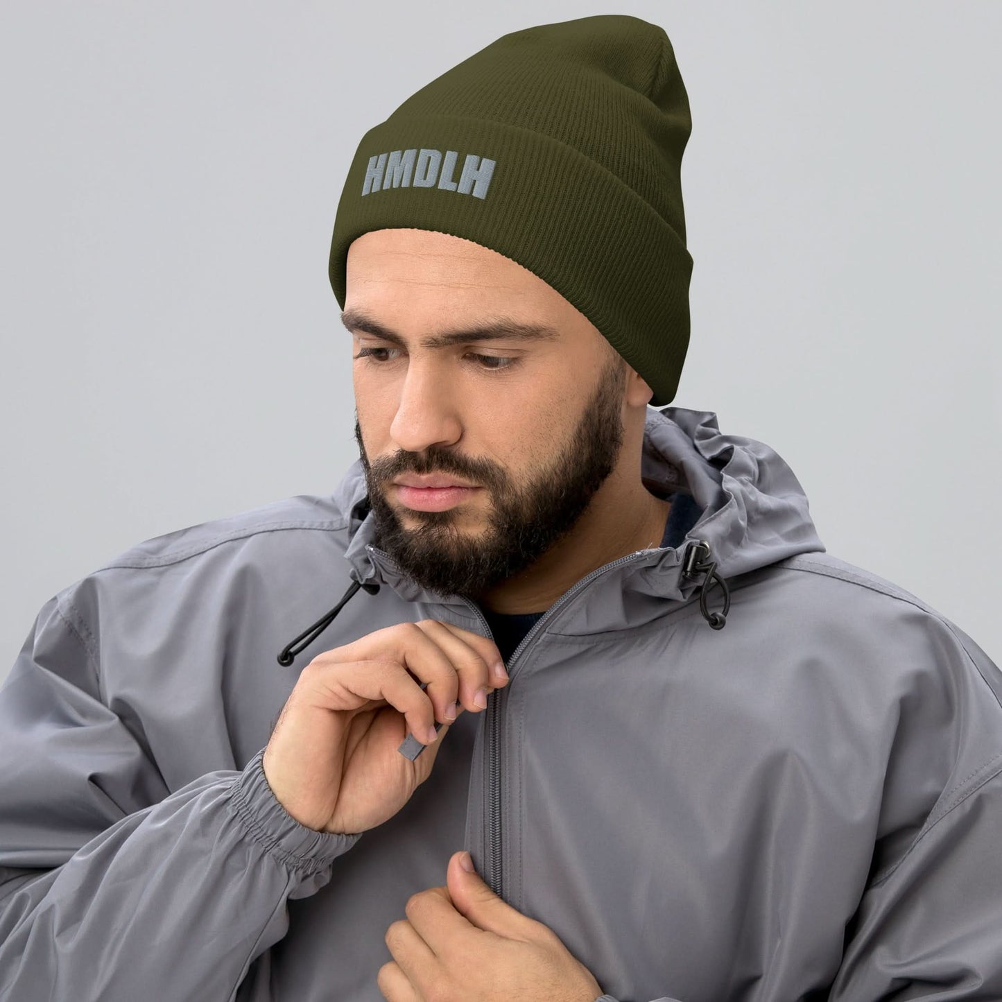 Geborduurde Muts in 3D (HMDLH= Alhamdulillah)