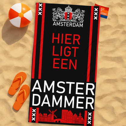 Handdoek (Hier ligt een Amsterdammer)