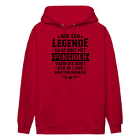 Classic Unisex Hoodie- OOK EEN LEGENDE GAAT OOIT MET PENSIOEN