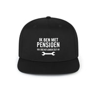 Snapback pet - Ik ben met pensioen, doe het lekekr zelf!