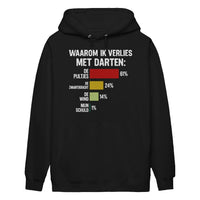 Classic Unisex Hoodie- Waarom ik verlies met darten