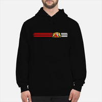 Unisex Hoodie- Utreg Stripe (Nieuw)