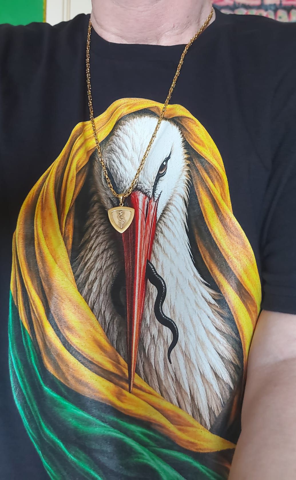 Zwart Unisex T-shirt- Als ik een vogel was... – PrintPracht