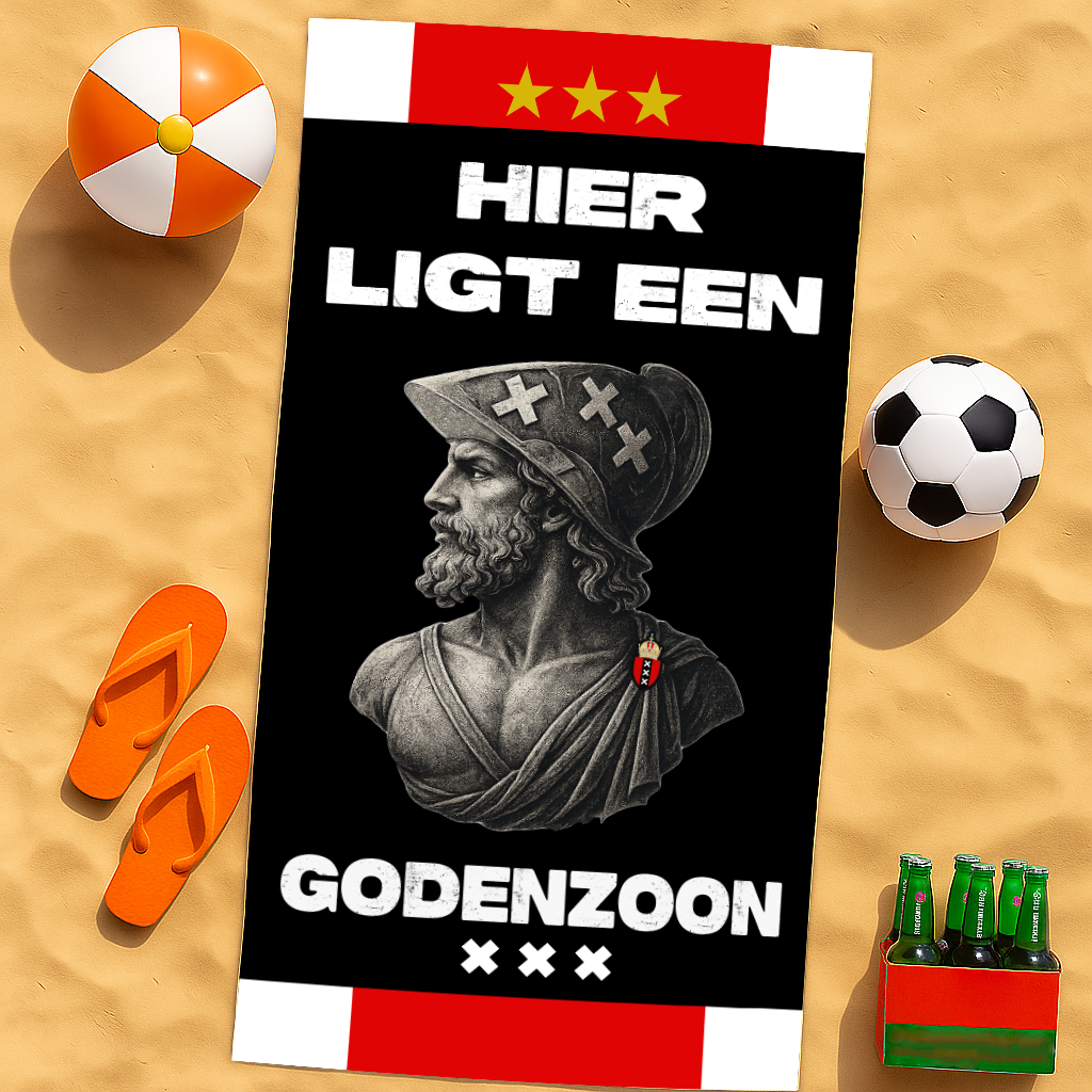 Handdoek- Hier ligt een godenzoon!