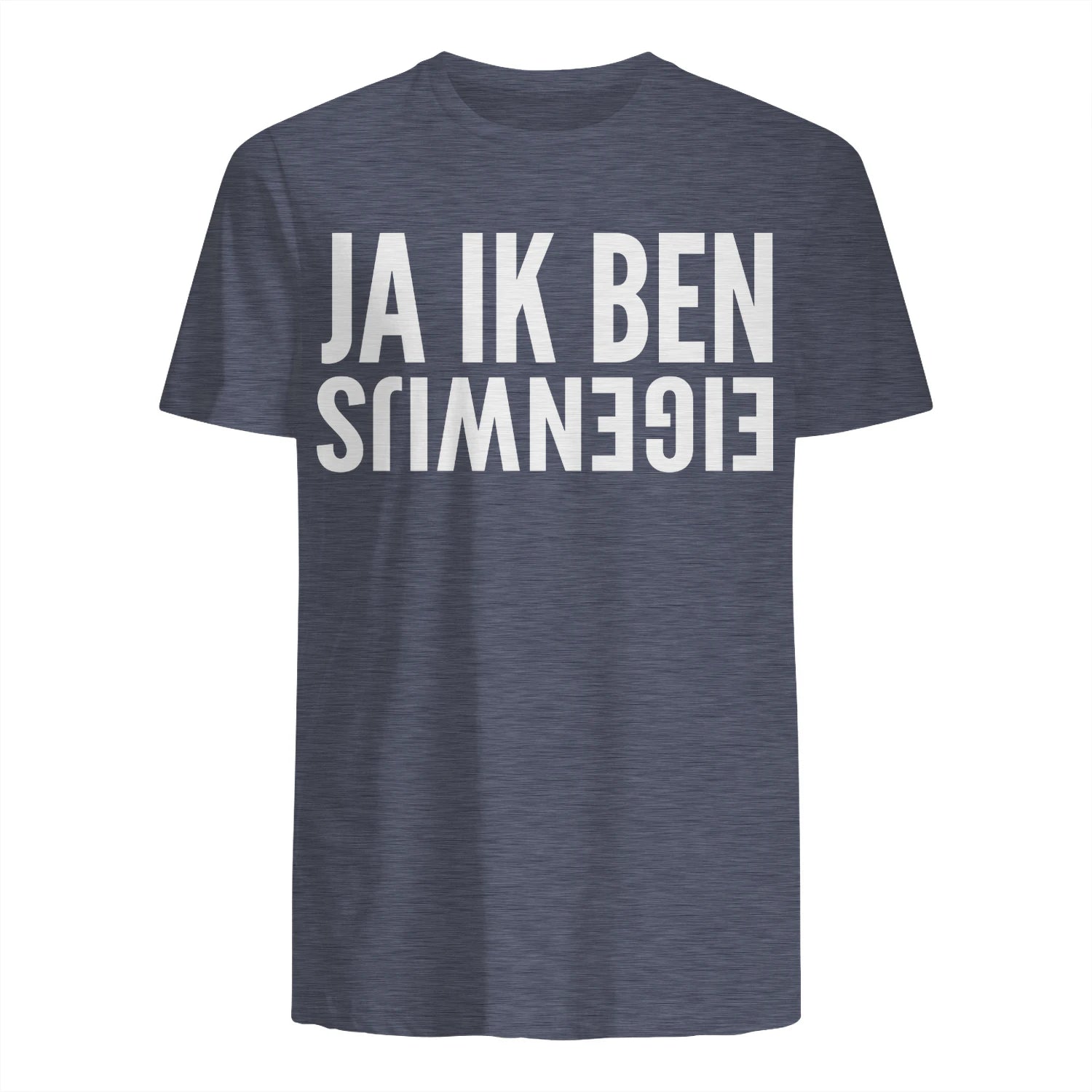 Mannequin style, viewing the front side.