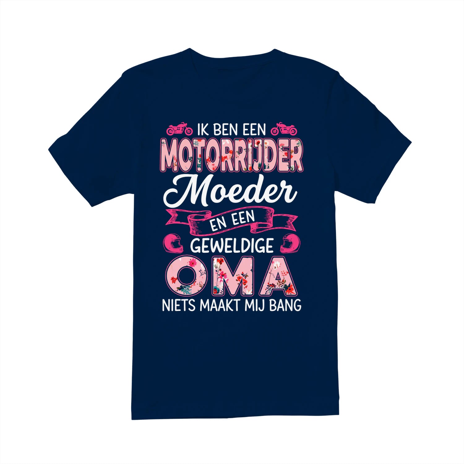 Lying flat, viewing the front side.