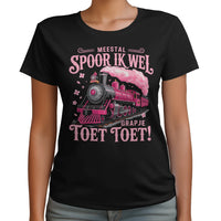 Unisex T-shirt- MEESTAL SPOOR IK WEL...