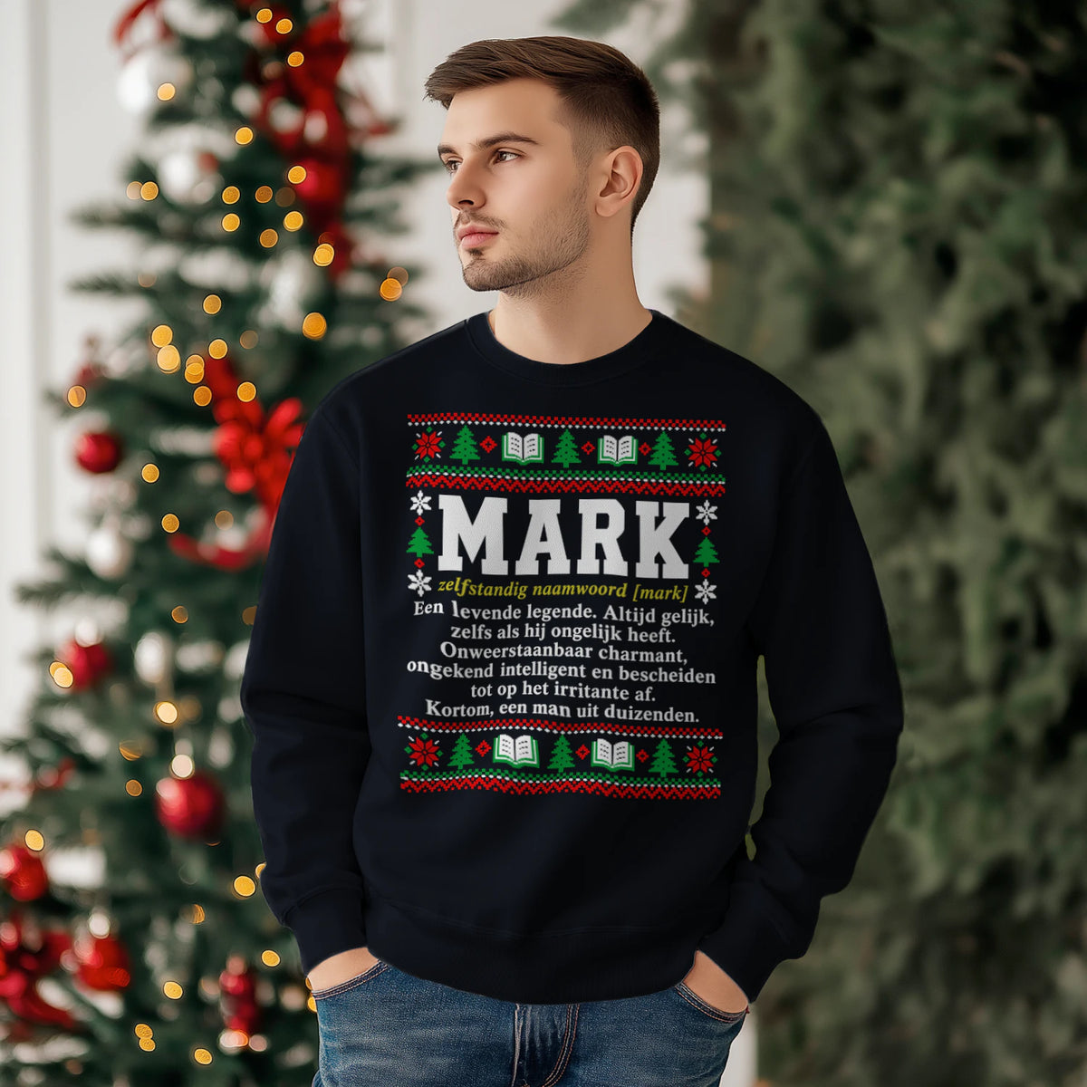 Male model shot, viewing the front side.